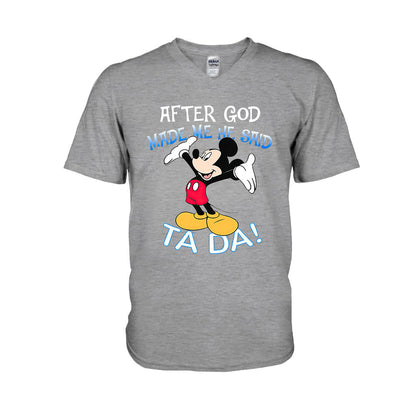 After God Made Me - Mouse T-shirt and Hoodie 112021