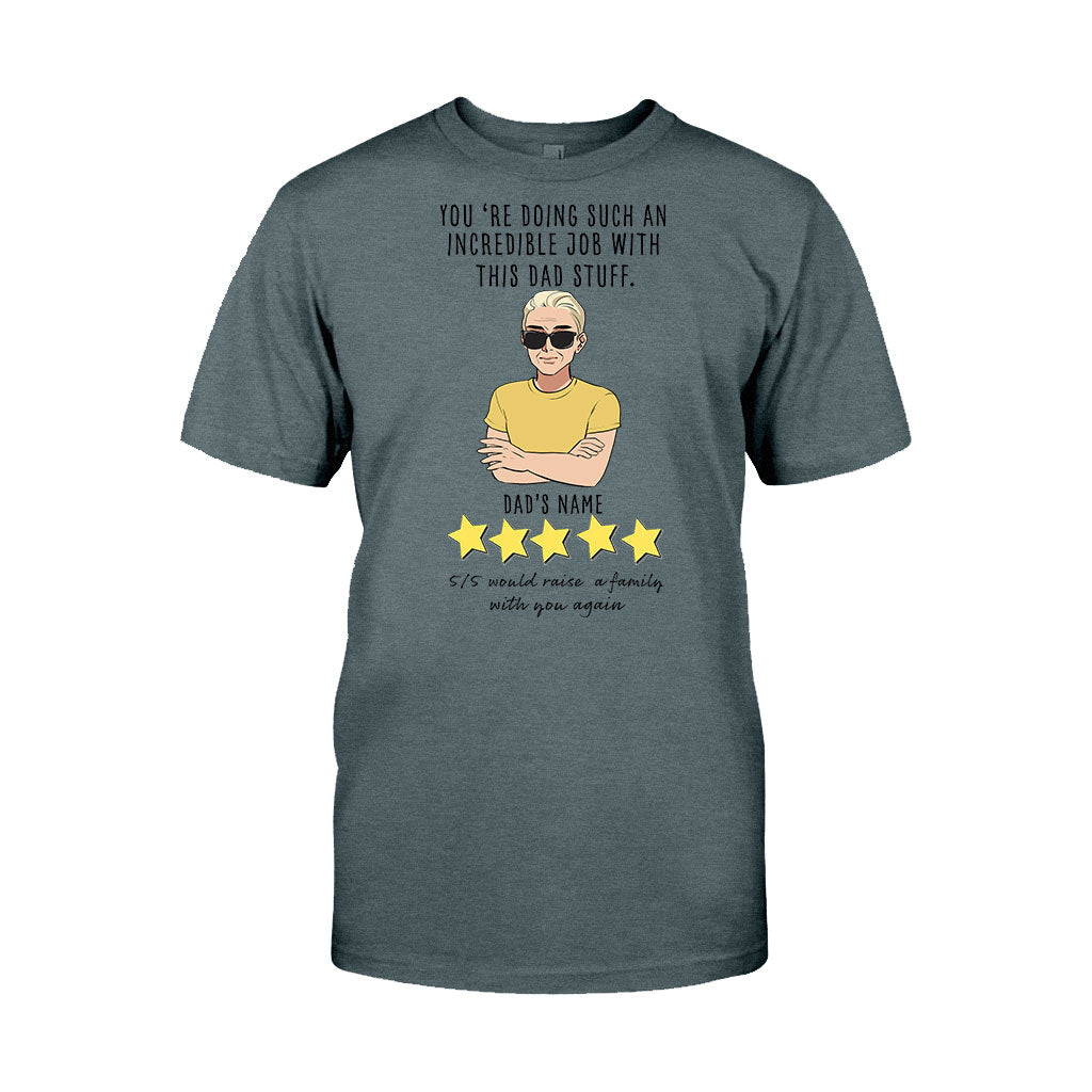 Incredible Dad - Personalized Father's Day T-shirt and Hoodie