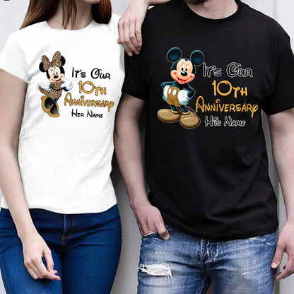 It's Our Anniversary - Personalized Mouse T-shirt and Hoodie