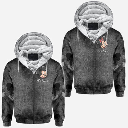 Forever To Go - Personalized Couple Mouse All Over T-shirt and Hoodie