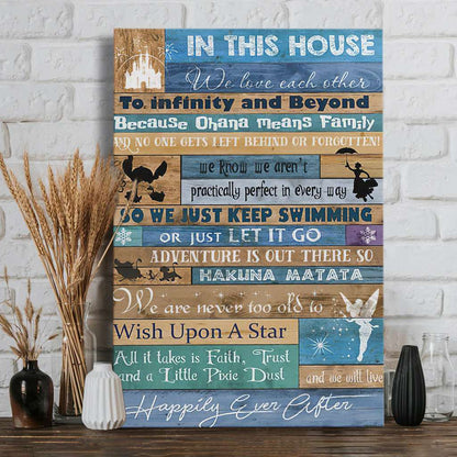 In This House Mouse Canvas And Poster