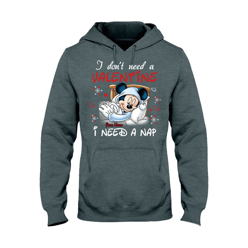 I Don't Need A Valentine - Personalized Valentine Mouse T-shirt and Hoodie