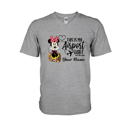 This Is My Airport Shirt - Personalized Mouse T-shirt and Hoodie