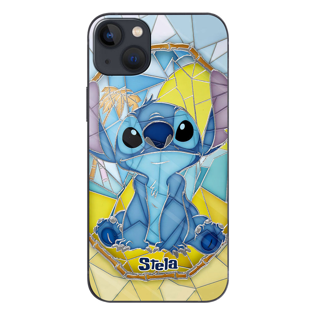 Stained Glass Hawaii - Personalized Ohana Phone case