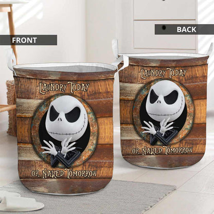 Laundry Today - Nightmare Storage Basket With 3D Pattern Print