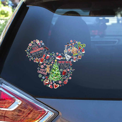 Wonderful Time Of The Year - Christmas Mouse Decal Full