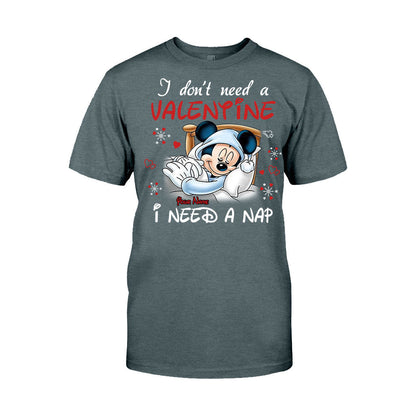 I Don't Need A Valentine - Personalized Valentine Mouse T-shirt and Hoodie