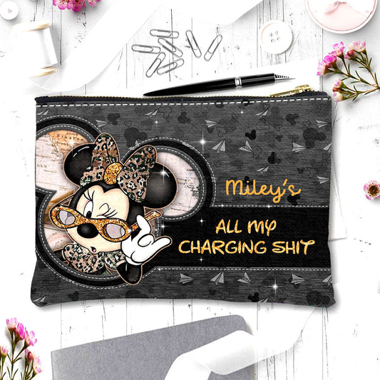All My Charging Shit - Personalized Mouse Pouch