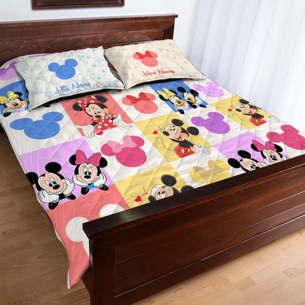 You & Me We Got This - Personalized Mouse Quilt Set