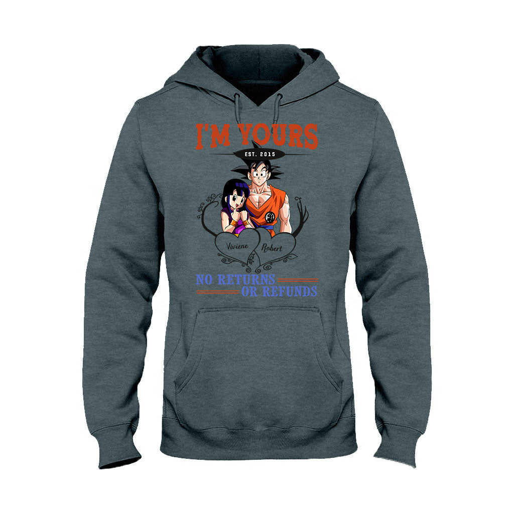 I'm Yours No Returns Or Refunds - Personalized Seven Balls T-shirt and Hoodie