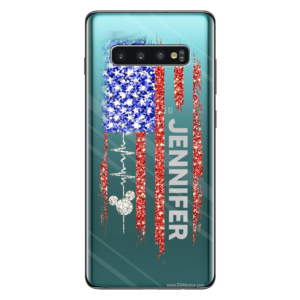 Best Day Ever - Personalized Mouse Clear Phone Case