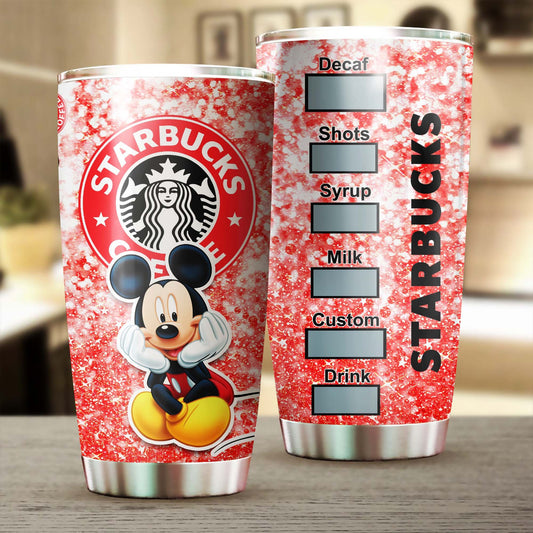 Mouse And Coffee Mouse Tumbler 0823
