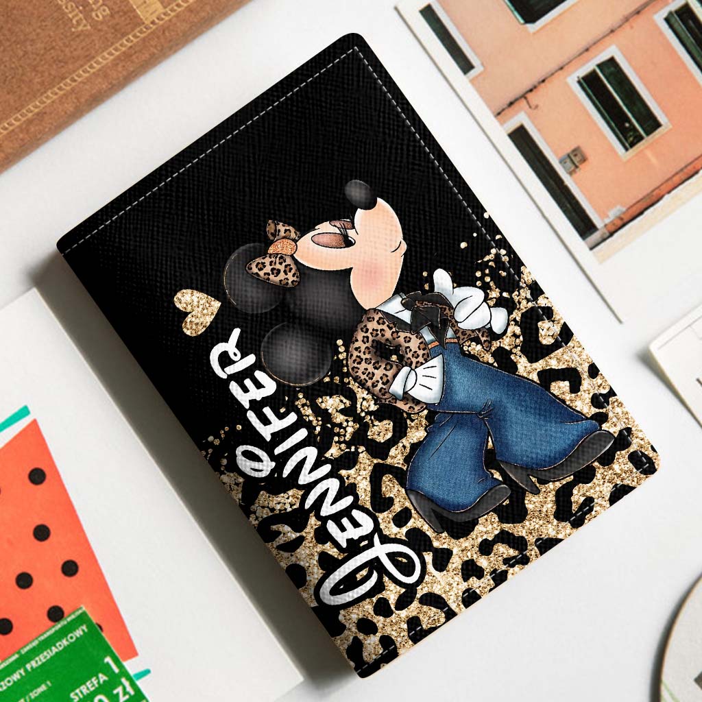 Catch Flights Not Feelings - Personalized Mouse Passport Holder