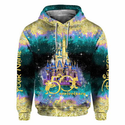 Magic 50 Years - Personalized Mouse All Over T-shirt and Hoodie