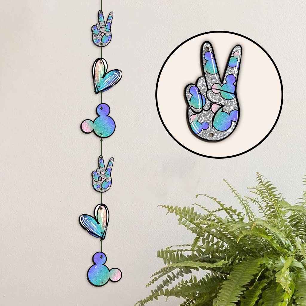Peace Love Magic - Mouse 6 Pieces Garland