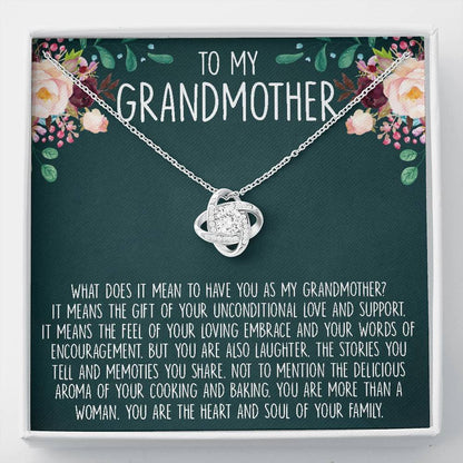 To My Grandmother Gift Present For Grandma Grandma To Be New Grandma - Grandma Love Knot Necklace 0921
