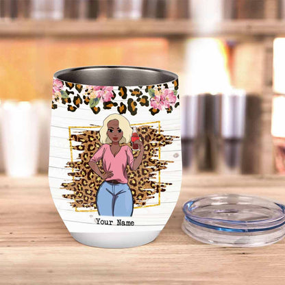 I'm Like Normal Grandma But More Awesome - Personalized Grandma Wine Tumbler