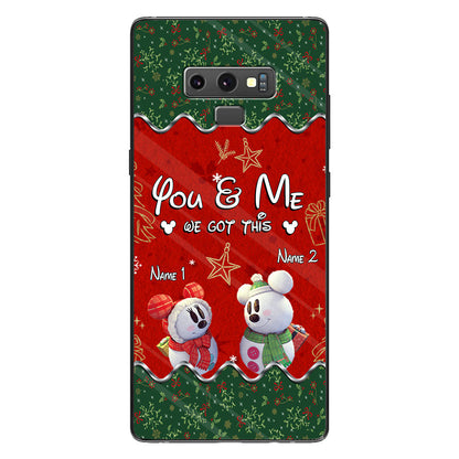 You & Me - Personalized Christmas Mouse Phone Case