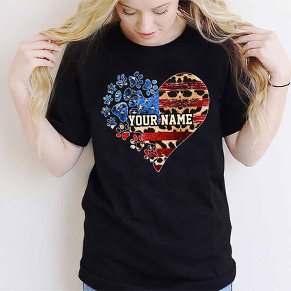 The July Cat Mom - Personalized Independence Day Dog T-shirt and Hoodie