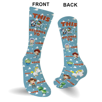 Best Dad Ever - Personalized Mouse Socks