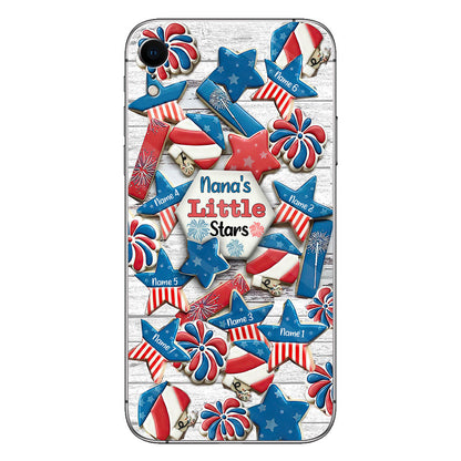 Nana's Little Stars - Personalized Independence Day Grandma Phone Case