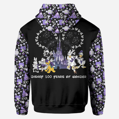100 Years Of Wonder - Personalized Mouse Hoodie and Leggings