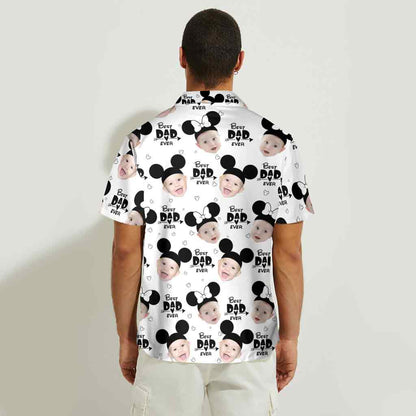 Best Dad Ever - Personalized Mouse Hawaiian Shirt