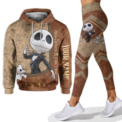 Hello Darkness My Old Friend - Personalized Nightmare Hoodie and Leggings