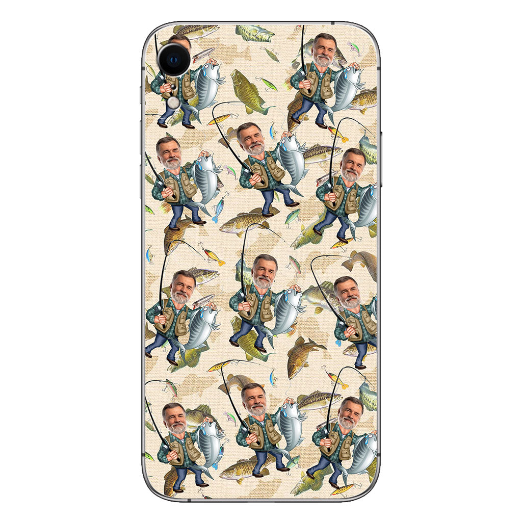 Photo Inserted Funny Fishing - Personalized Fishing Phone Case