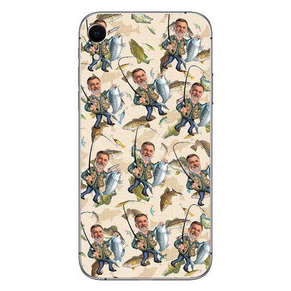 Photo Inserted Funny Fishing - Personalized Fishing Phone Case