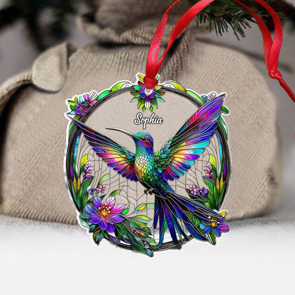Beatiful Hummingbird - Personalized Hummingbird Ornament