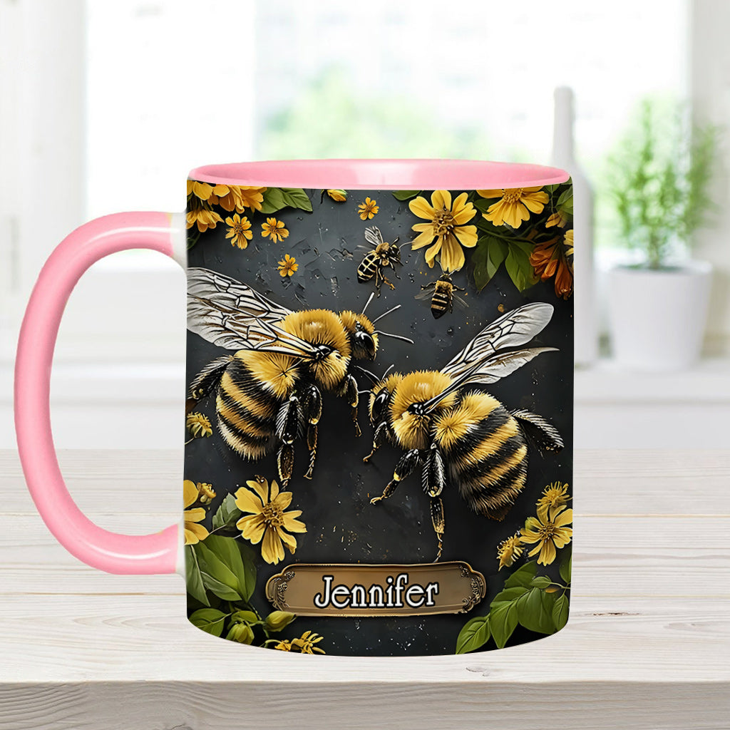 Bee Garden - Personalized Gardening Accent Mug