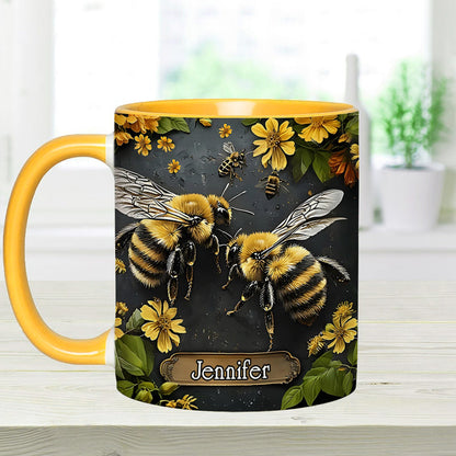 Bee Garden - Personalized Gardening Accent Mug