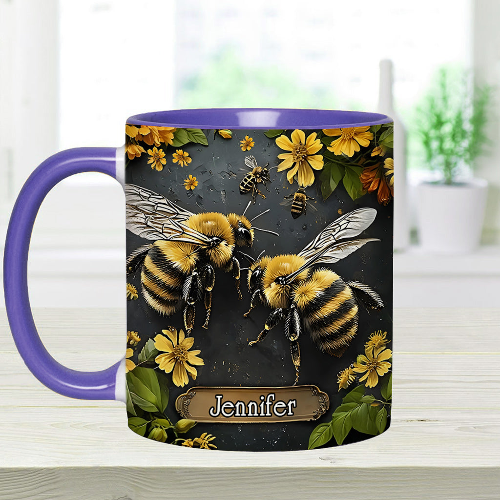 Bee Garden - Personalized Gardening Accent Mug