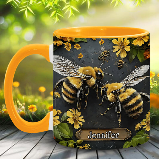 Bee Garden - Personalized Gardening Accent Mug