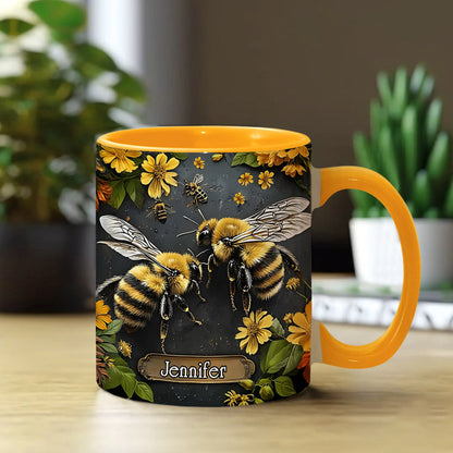 Bee Garden - Personalized Gardening Accent Mug