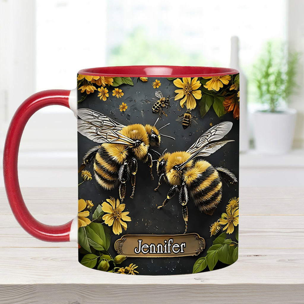 Bee Garden - Personalized Gardening Accent Mug