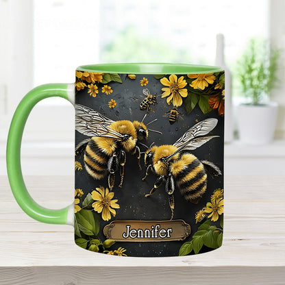 Bee Garden - Personalized Gardening Accent Mug