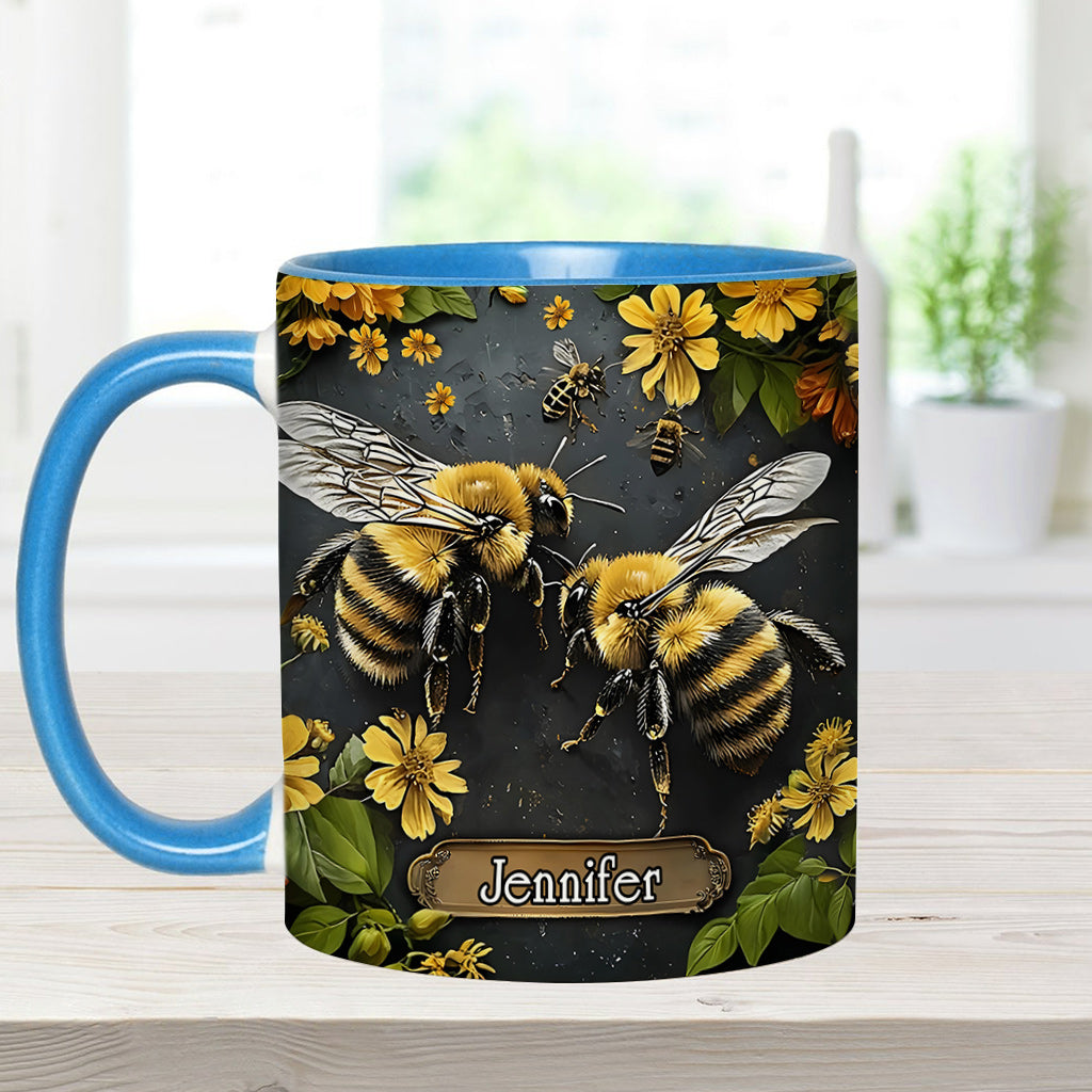 Bee Garden - Personalized Gardening Accent Mug