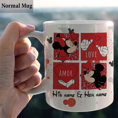 We're A Team - Personalized Couple Mouse Mug