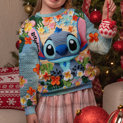 Ohana Means Family - Personalized Ohana Ugly Sweater