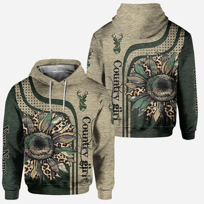 Country Girl - Personalized Hunting Hoodie and Leggings
