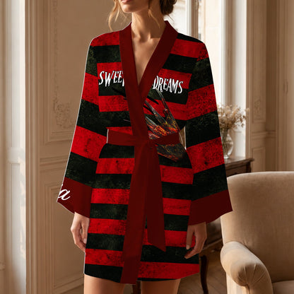 Sweet Dreams - Personalized Sweet Dreams Satin Robe