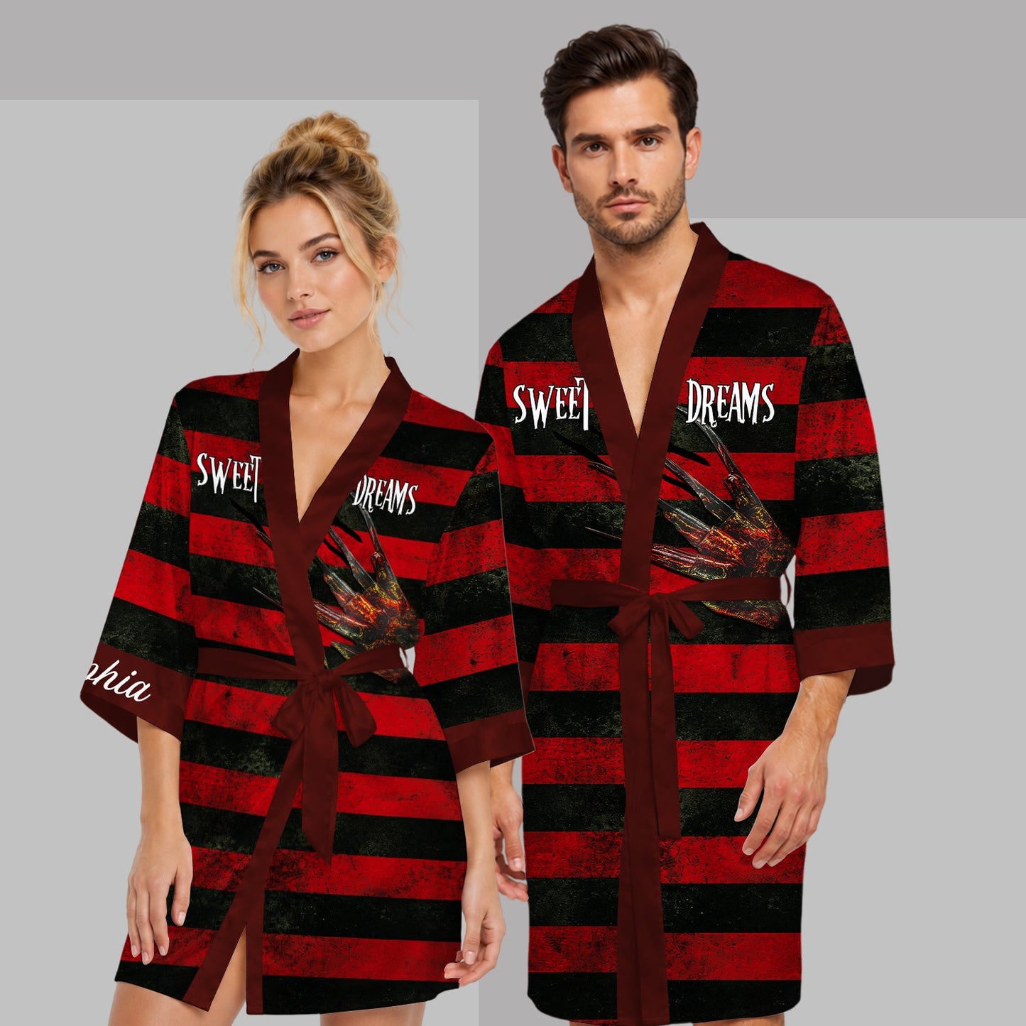 Sweet Dreams - Personalized Sweet Dreams Satin Robe