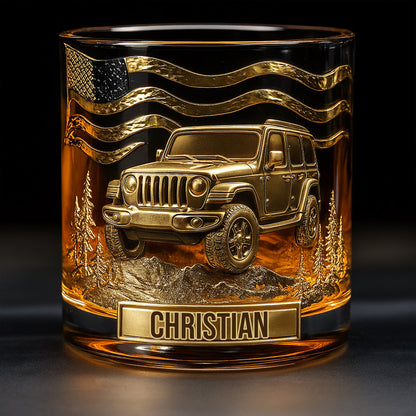 Cool Car - Personalized Car Whiskey Glass