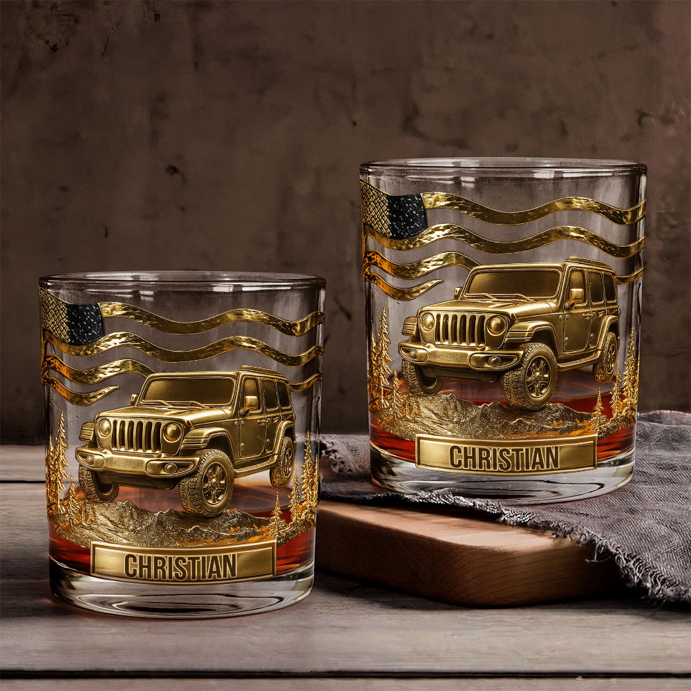 Cool Car - Personalized Car Whiskey Glass