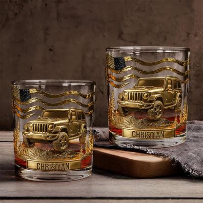 Cool Car - Personalized Car Whiskey Glass