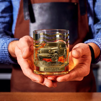 Cool Car - Personalized Car Whiskey Glass