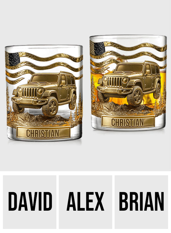 Cool Car - Personalized Car Whiskey Glass