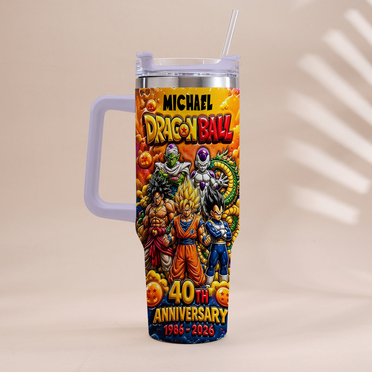 Best Memories - Personalized Seven Balls Tumbler With Handle